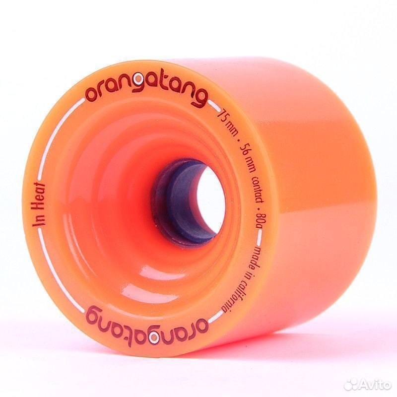 Orangatang In Heat Orange колеса для лонгборда